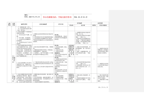 《危险化学品从业单位安全生产标准化评审标准》自评打.docx