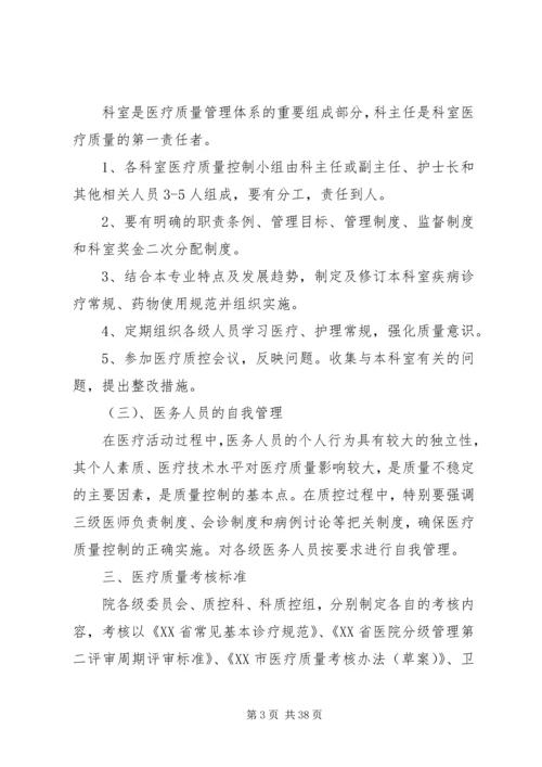 遵化北大医院医疗质量管理方案.docx