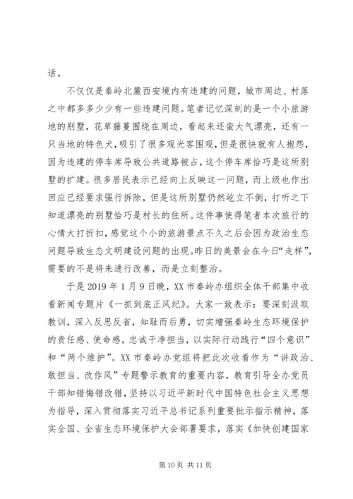 学习《一抓到底正风纪》有感七篇.docx