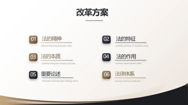 治法宪法政府法律年终工作总结汇报动态PPT