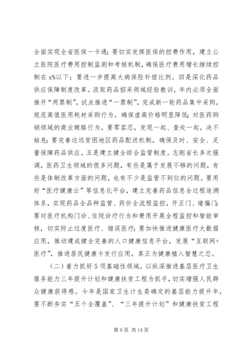 副省长XX年全省卫生计生工作会议讲话稿.docx