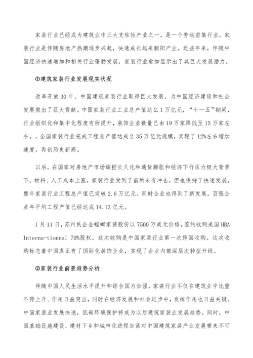 家装公司运营专业策划专项方案书.docx