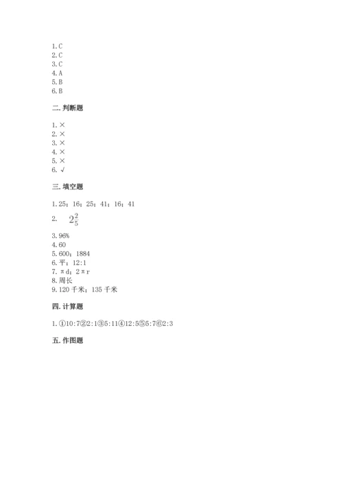 人教版六年级上册数学期末测试卷附答案（突破训练）.docx