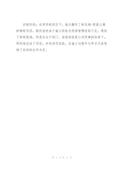 项目经理试用期个人总结.docx