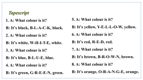 StarterM3 U3 What colour is it课件2023-2024学年度外研版英语七