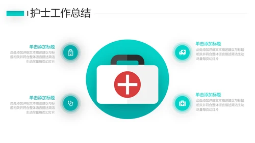 护士长年终工作总结述职报告汇报PPT模板