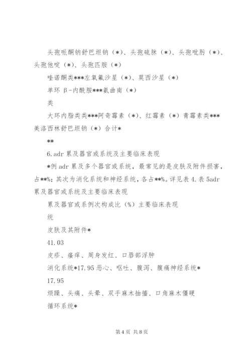 医院药品不良反应总结分析报告 (3).docx