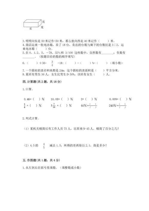 小学数学毕业测试卷含答案（模拟题）.docx