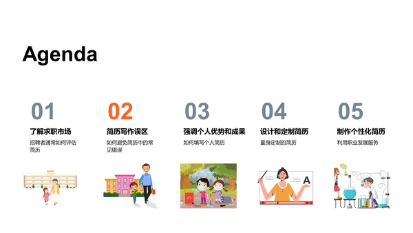 求职简历制作PPT模板