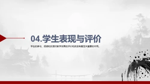 水墨风教学总结与评估PPT模板
