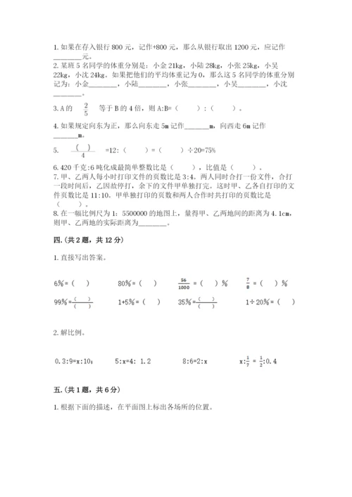 苏教版数学六年级下册试题期末模拟检测卷附完整答案（名校卷）.docx