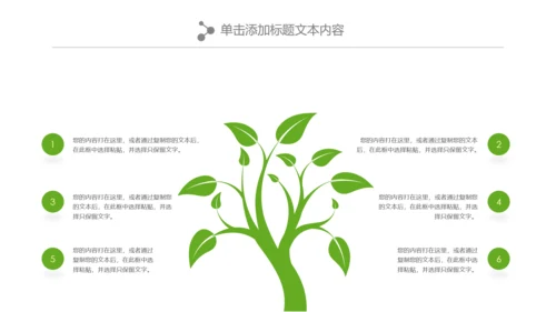 绿色森林植树造林林业木材园林绿化PPT