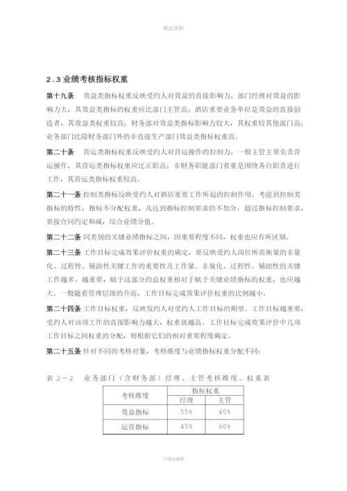 大酒店绩效考核制度管理方案.docx