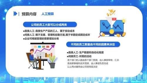 商务风公司企业财务预算培训PPT课件