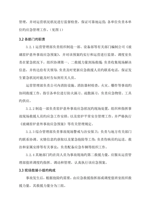 玻璃窑炉事故应急全新预案.docx