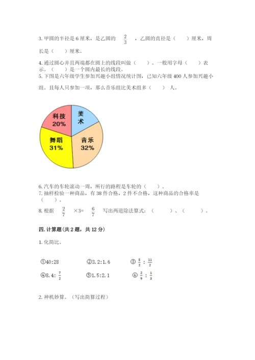 小学数学六年级上册期末卷附完整答案（历年真题）.docx