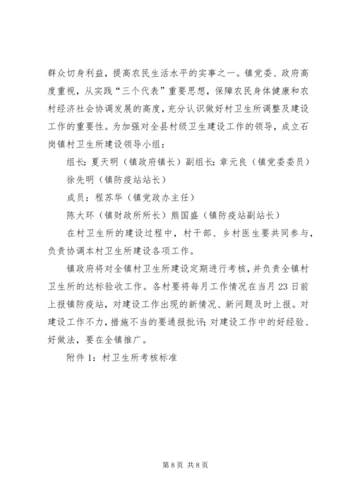 全市村卫生室标准化建设验收办法 (2).docx