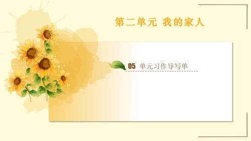 统编版语文四年级上册2024-2025学年度第二单元习作： 我的家人（课件）