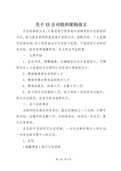 关于XX公司组织架构设立 (3).docx