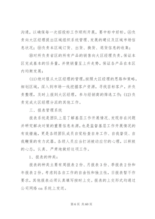 某医药招商公司大区管理制度.docx