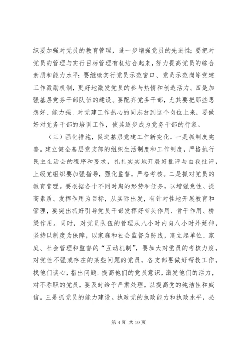 当前基层党建工作存的问题.docx