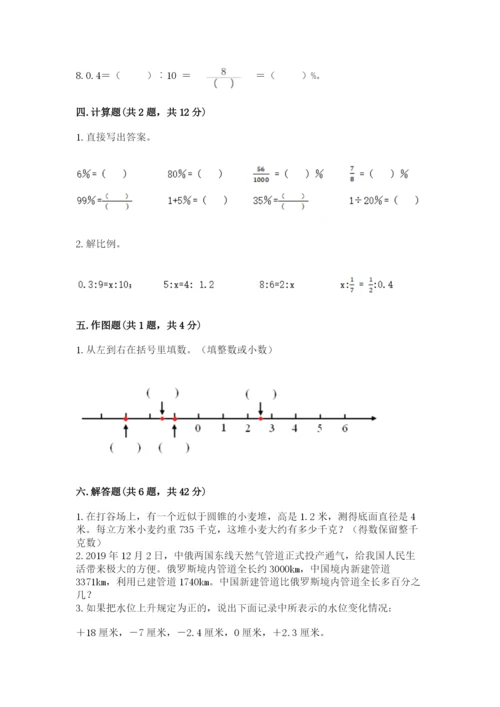 小升初六年级期末试卷附参考答案（研优卷）.docx