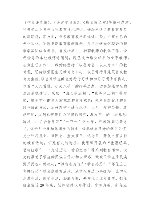 教师高级职称个人工作总结.docx