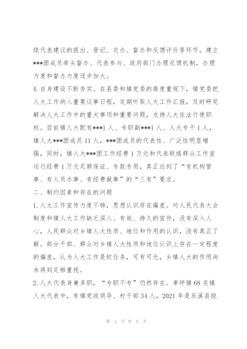 2022年度辰溪孝坪镇人大规范化建设情况调研报告.docx
