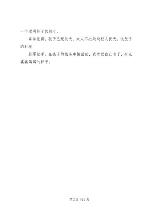 学习体会该放手时就放手.docx