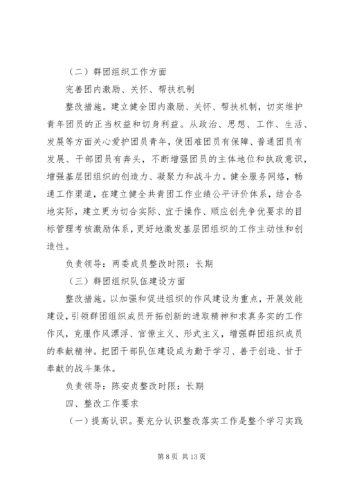 群团组织整改落实方案.docx