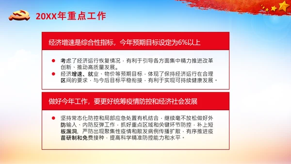 全国两会政府工作报告要点解读PPT