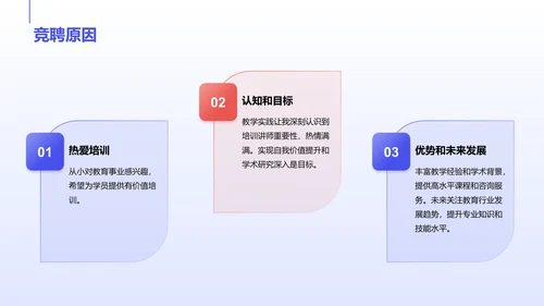 蓝色插画职业技能培训讲师竞聘述职PPT模板