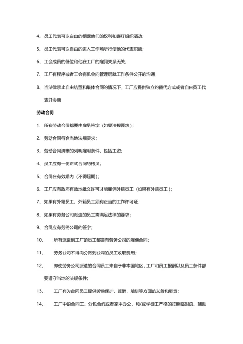 WCA社会责任验厂标准.docx