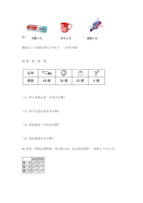 小学二年级数学应用题大全附参考答案【实用】.docx