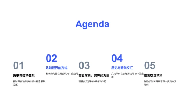 历史学习的数学视角PPT模板