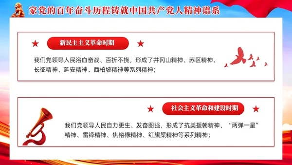 如何传承好中国共产党人的精神谱系党课PPT党建