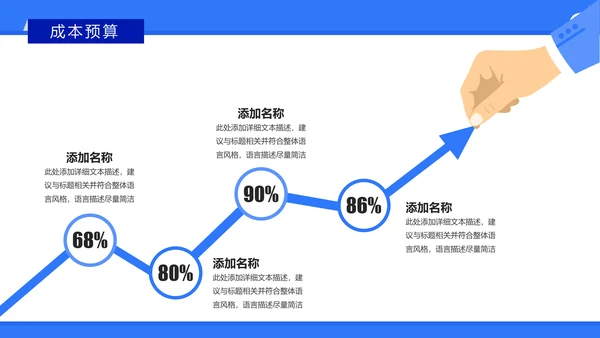 蓝色创意大气商业计划书PPT模板