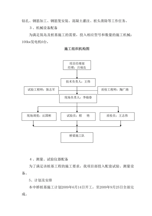 钻孔灌注桩施工方案(筑岛).docx