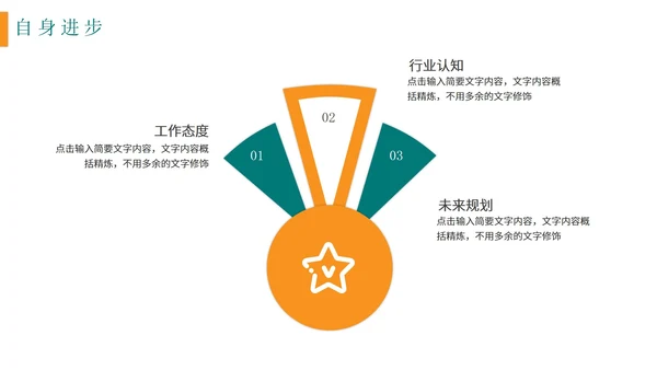 简约商务个人简历自我介绍PPT模板