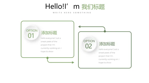 绿色小清新餐饮商业计划书动态PPT