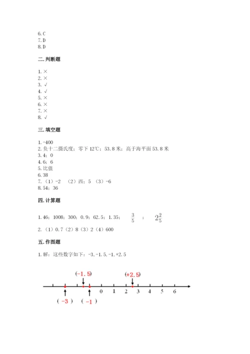冀教版小升初数学模拟试卷精品（黄金题型）.docx