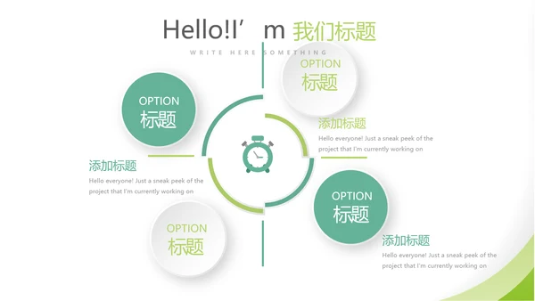 绿色清新简约大方医疗医药代表工作汇报动态PPT