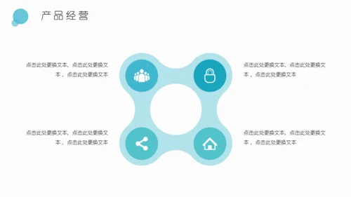 蓝色简约旋风述职报告通用PPT模板