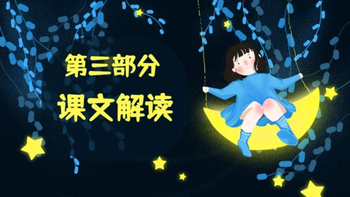 月亮船童话故事通用PPT模板
