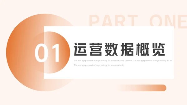 电商运营数据分析动态通用PPT模板
