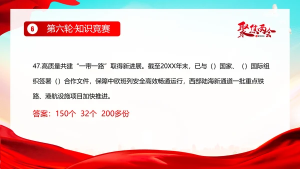 全国两会知识竞赛两会精神两会应知应会PPT课件