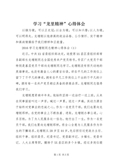 学习“龙里精神”心得体会 (4).docx