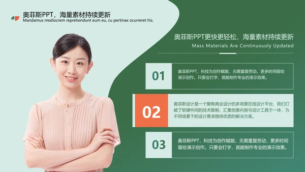 绿色扁平风心理咨询报告PPT套装
