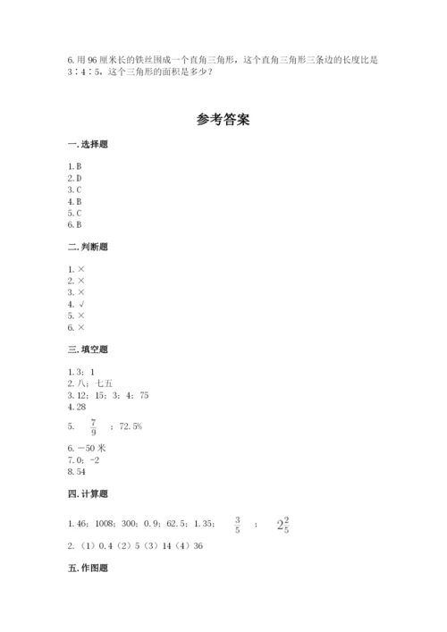 赤峰市小升初数学测试卷及参考答案一套.docx