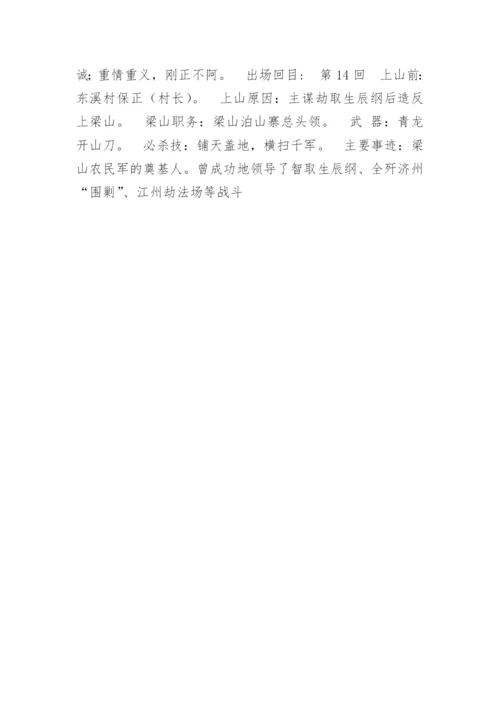 晁盖人物形象分析.docx